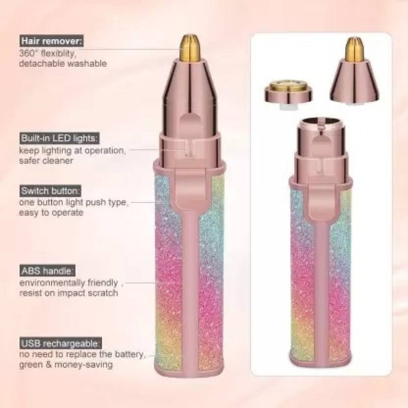 2-in-1 Rechargeable Hair Remover – Smooth Skin Anytime, Anywhere
