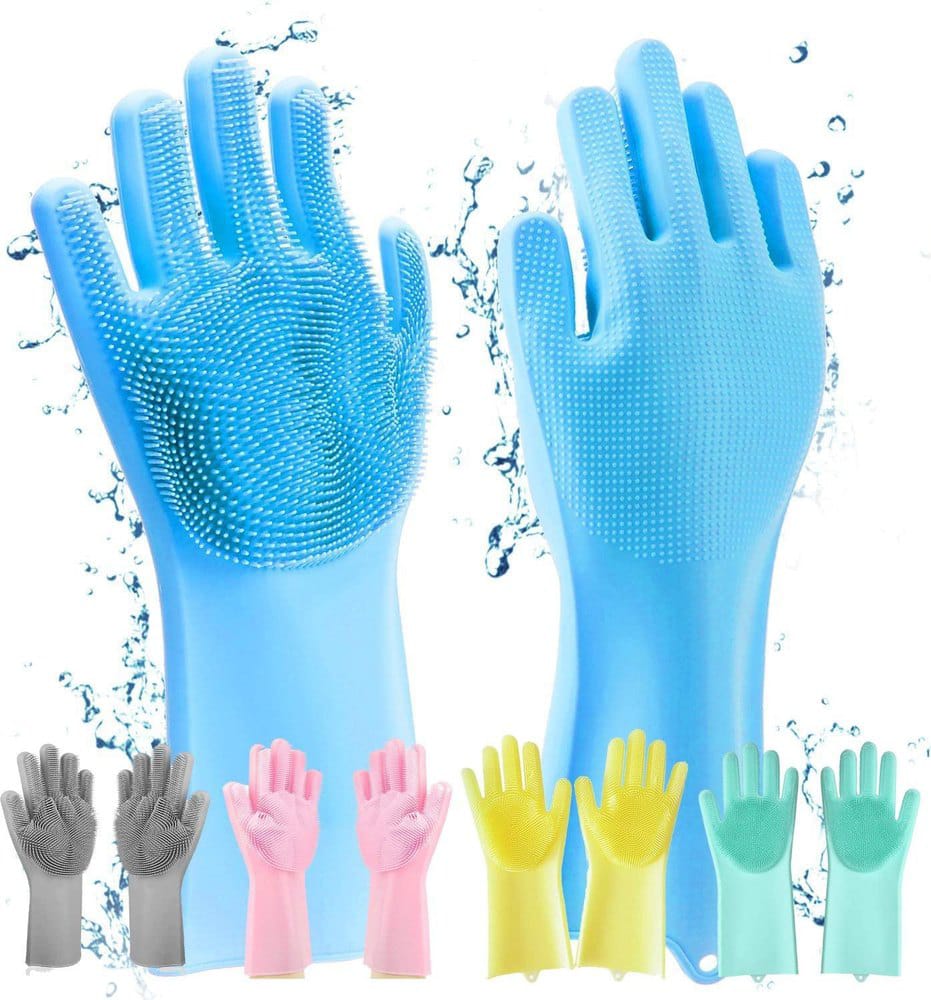 2pcs Silicone Washing Gloves – Durable, Convenient, and Multi-Purpose