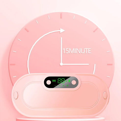 Digital Period Pain Relief Pad – Heating & Vibrating Belt for Menstrual Cramps