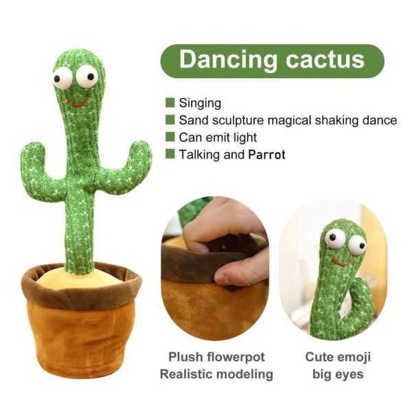 Dancing, Talking Cactus Plush Toy – Your New Fun and Friendly Companion