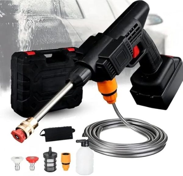 48V Cordless High-Pressure Car Wash Spray Gun – Portable Power