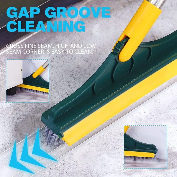 2 IN 1 Floor Scrubber with Wipe – Dual-Action Cleaning Made Easy