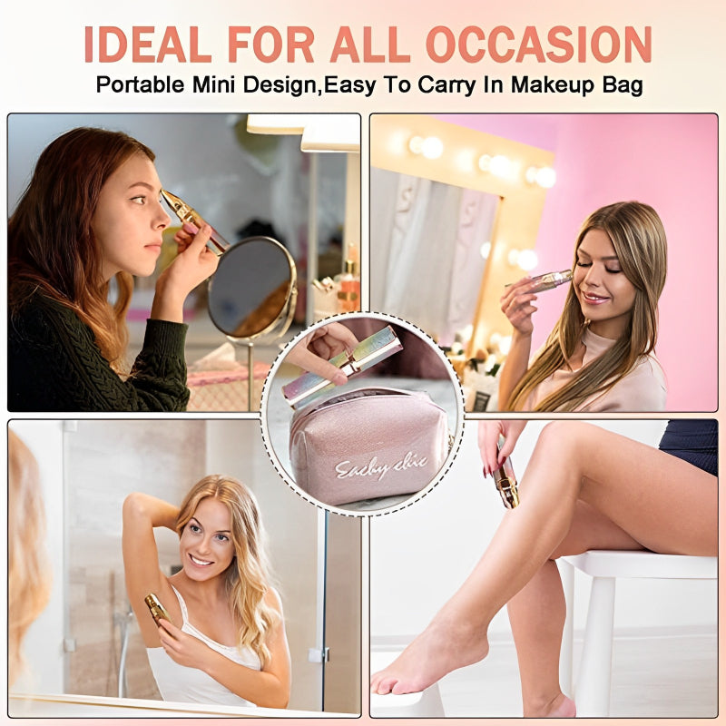 2-in-1 Rechargeable Hair Remover – Smooth Skin Anytime, Anywhere