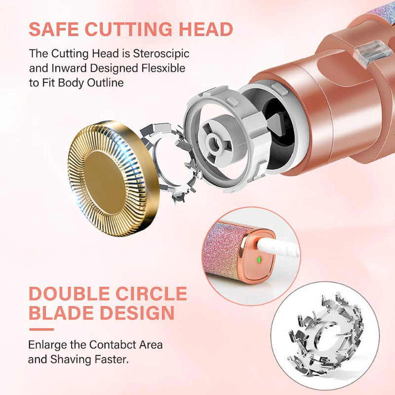 2-in-1 Rechargeable Hair Remover – Smooth Skin Anytime, Anywhere