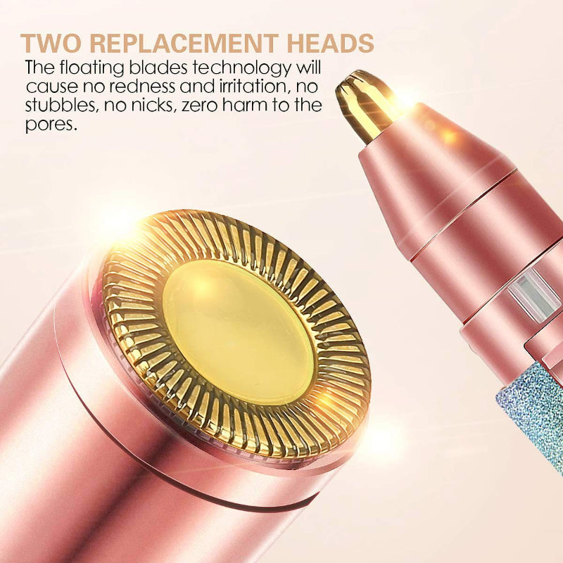 2-in-1 Rechargeable Hair Remover – Smooth Skin Anytime, Anywhere