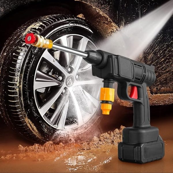 48V Cordless High-Pressure Car Wash Spray Gun – Portable Power