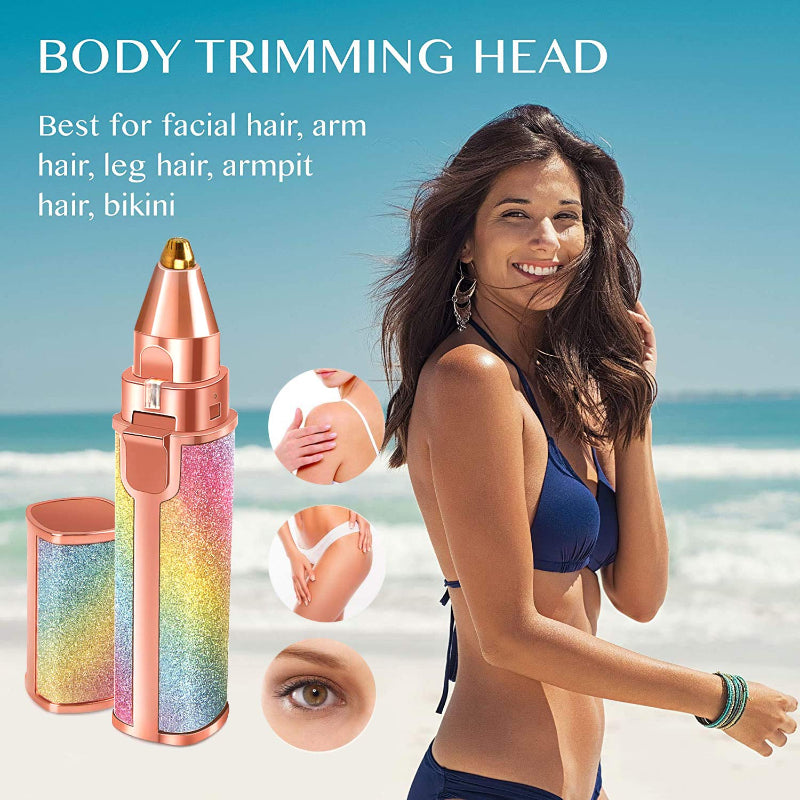 2-in-1 Rechargeable Hair Remover – Smooth Skin Anytime, Anywhere
