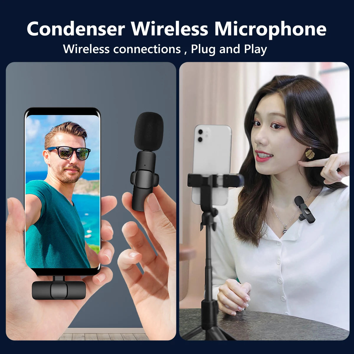 K8 Type-C Wireless Microphone – Crisp, Clear Audio Anywhere