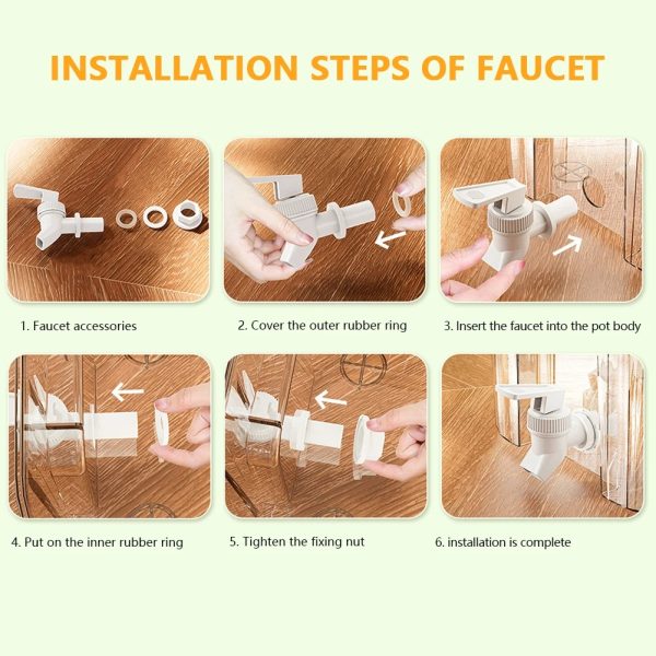 Fridge Beverage Dispenser – 5 Litre Capacity for Effortless, Chilled Refreshment