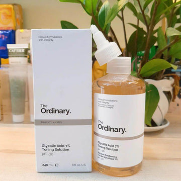The Ordinary Glycolic Acid 7% Full Body, Removes Dead Skin Cells, Brightens & Smoothens