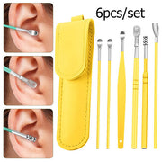 6 Pcs Ear Pick Tools for Safe & Effective - Ear Wax Cleaning Kit