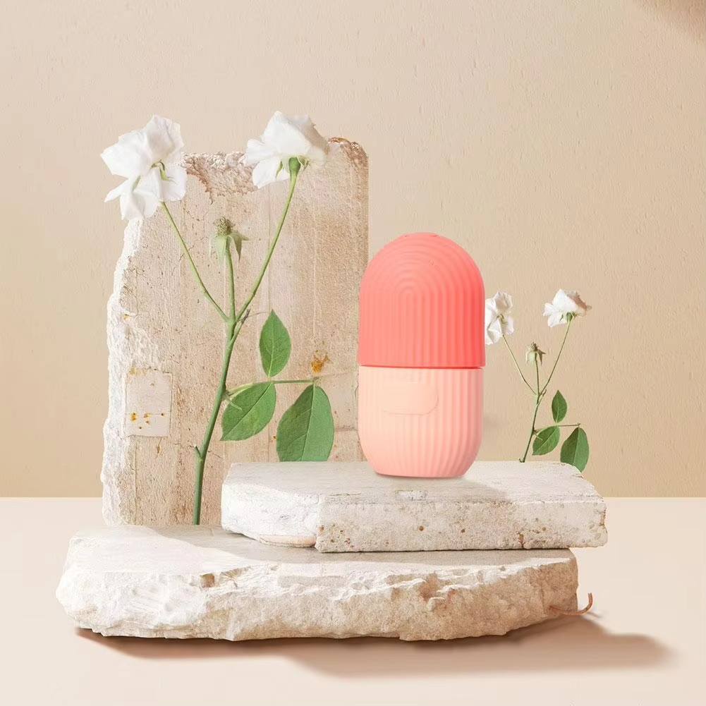 Silicone Cleansing Ice Lattice | Ice Cube Roller With Scrub