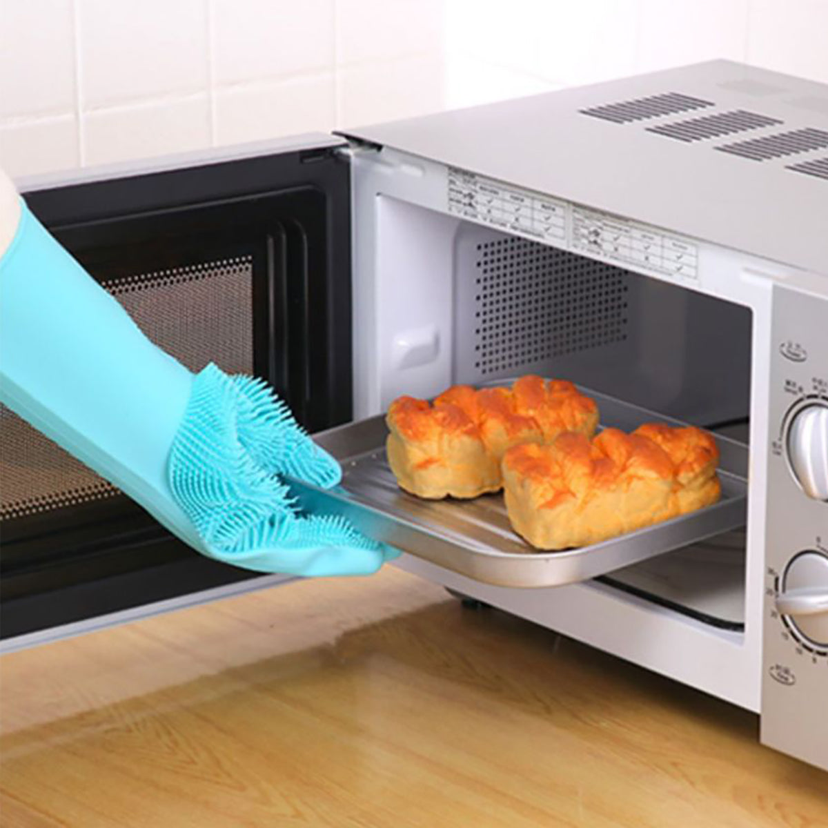 2pcs Silicone Washing Gloves – Durable, Convenient, and Multi-Purpose